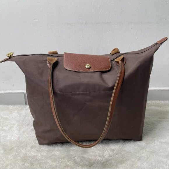 Longchamp Handbags - Longchamp Women's Brown Le Pliage Shopping Modele Depose Tote Bag One Size
